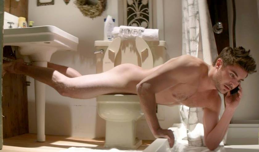 Zac Efron e seu dublê de bumbum!