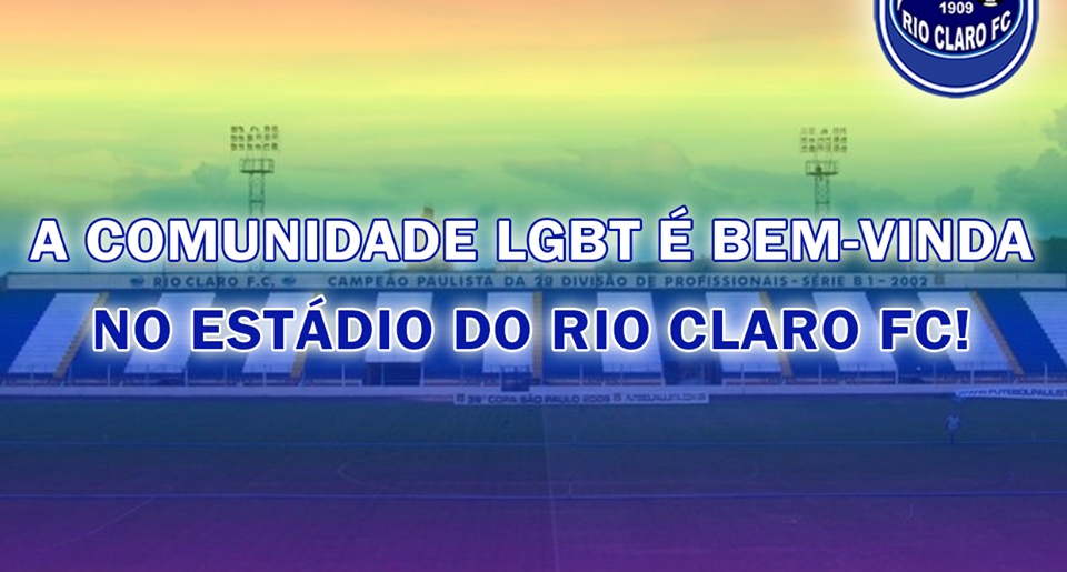 Rio Claro Futebol Clube dá exemplo e defende comunidade LGBT