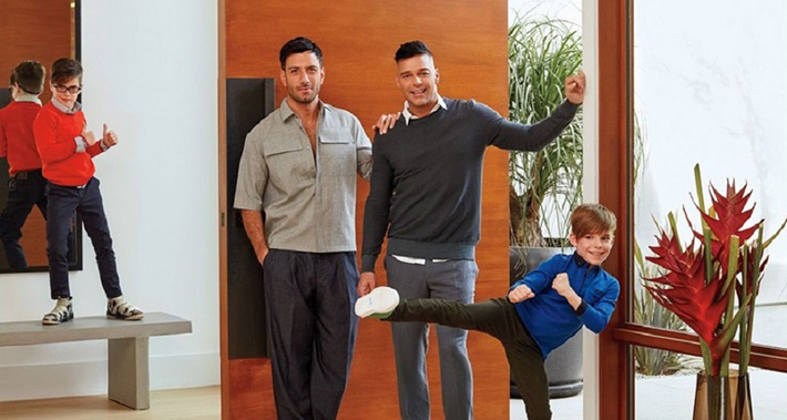 Ricky Martin e marido mostram sua casa em Los Angeles