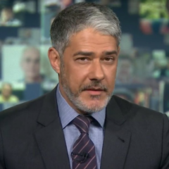 Novo visual de William Bonner no ‘JN’ surpreende e web o compara com ex-presidente Lula